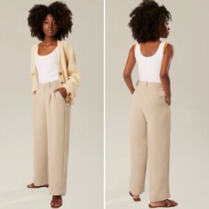 Toulair The Vritti Trouser W25 L27 Ivory Women's Dress Pants